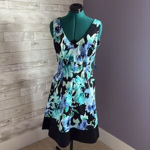 NWT CHAPS Floral Cotton Dress